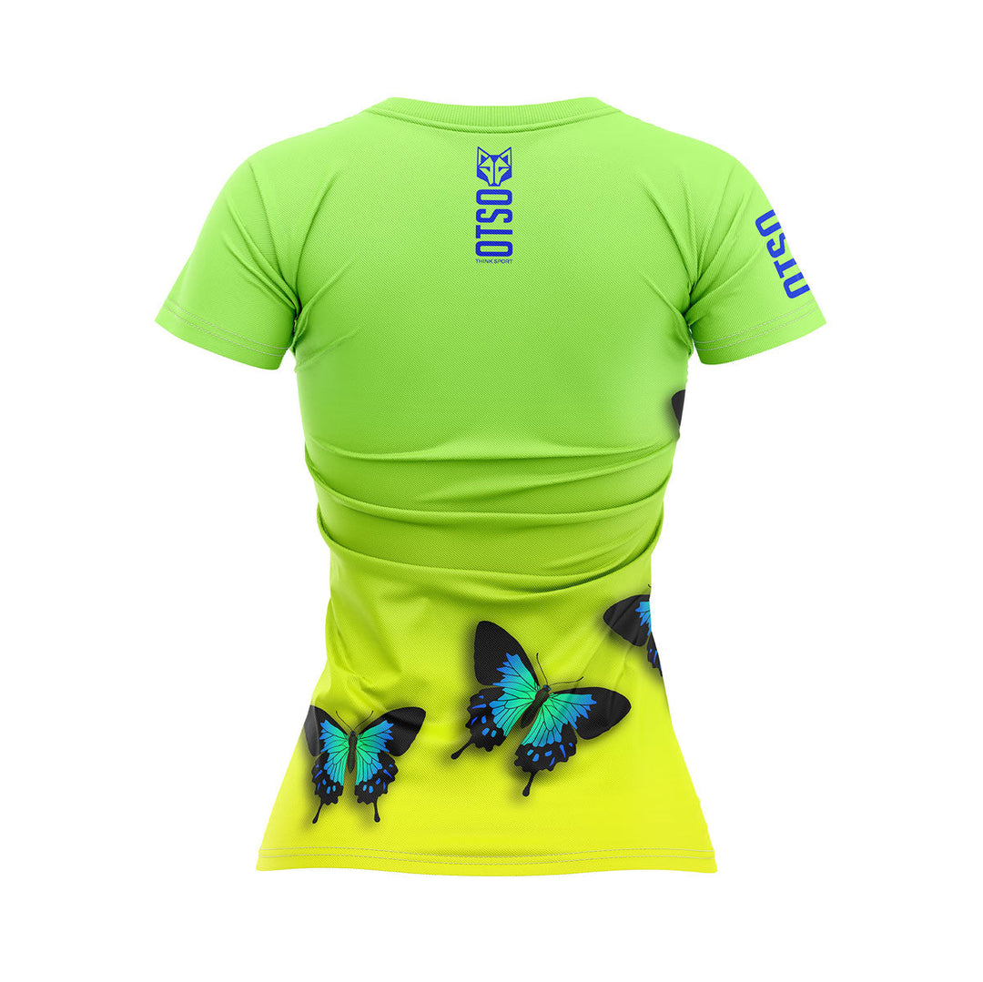 OTSO Butterfly Women's Short Sleeve T-Shirt (バタフライ レディース半袖Tシャツ)