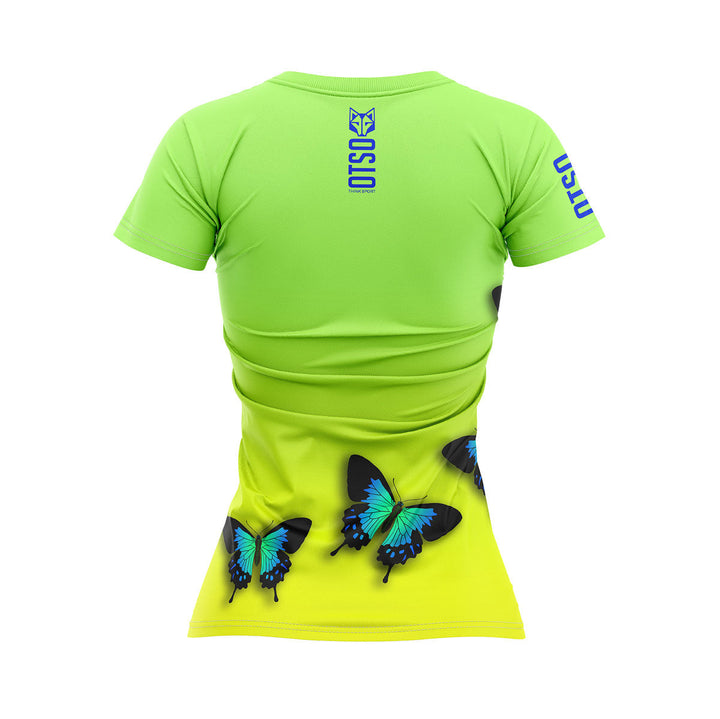 OTSO Butterfly Women's Short Sleeve T-Shirt (バタフライ レディース半袖Tシャツ)