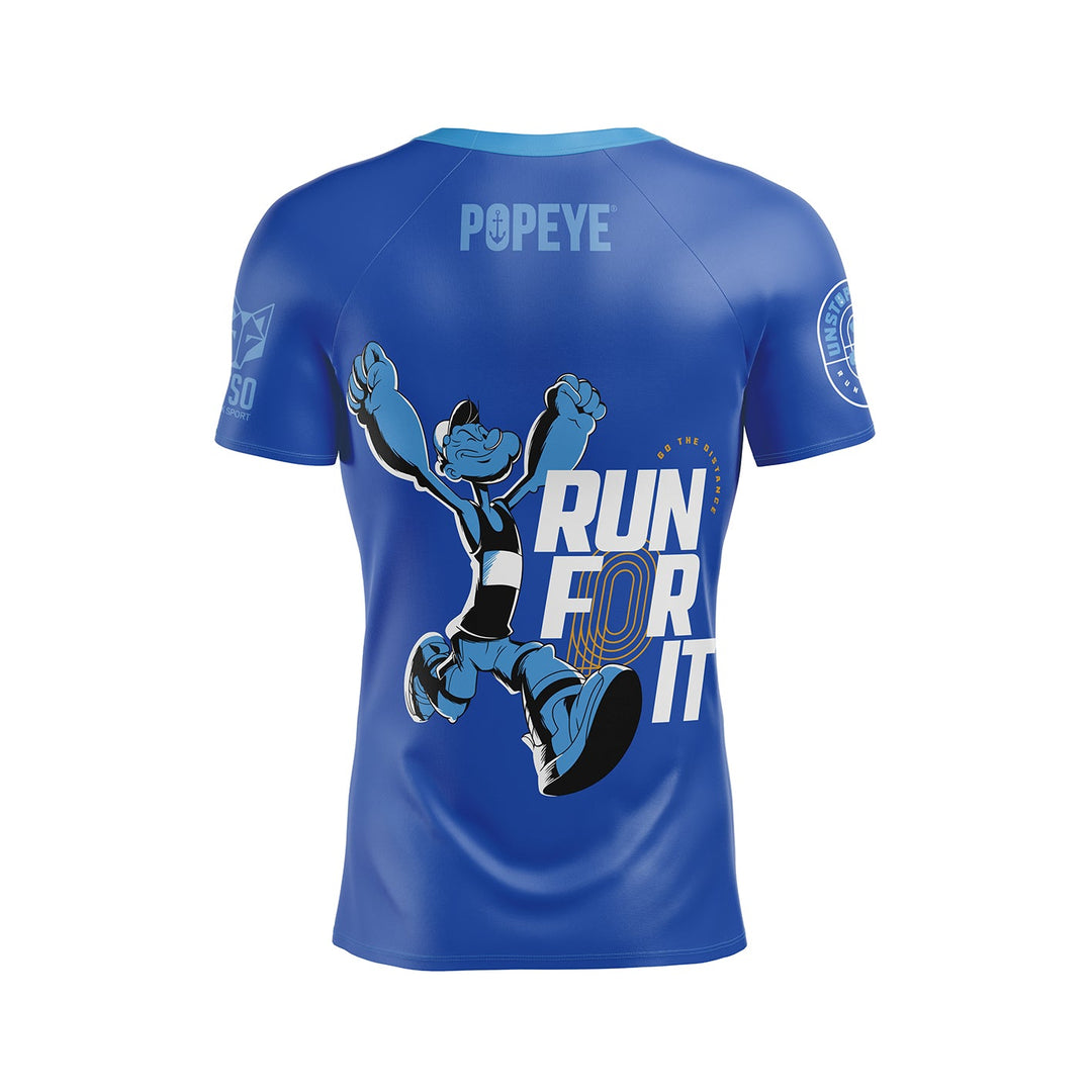 OTSO Men’s Short Sleeve  Popeye Run For It (メンズ半袖Tシャツ ポパイ ラン フォー イット)