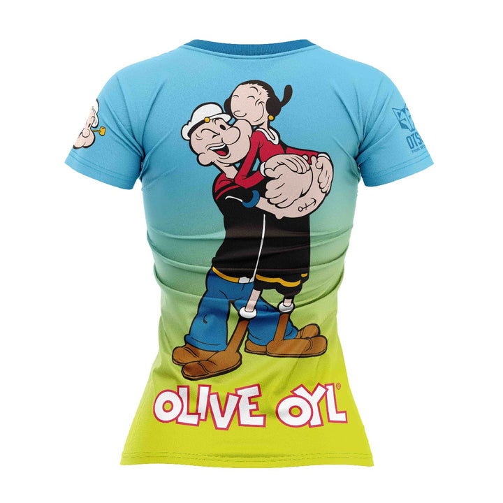 OTSO Women's T-Shirt Popeye and Olive (レディース半袖Tシャツ ポパイ アンド オリーブ)