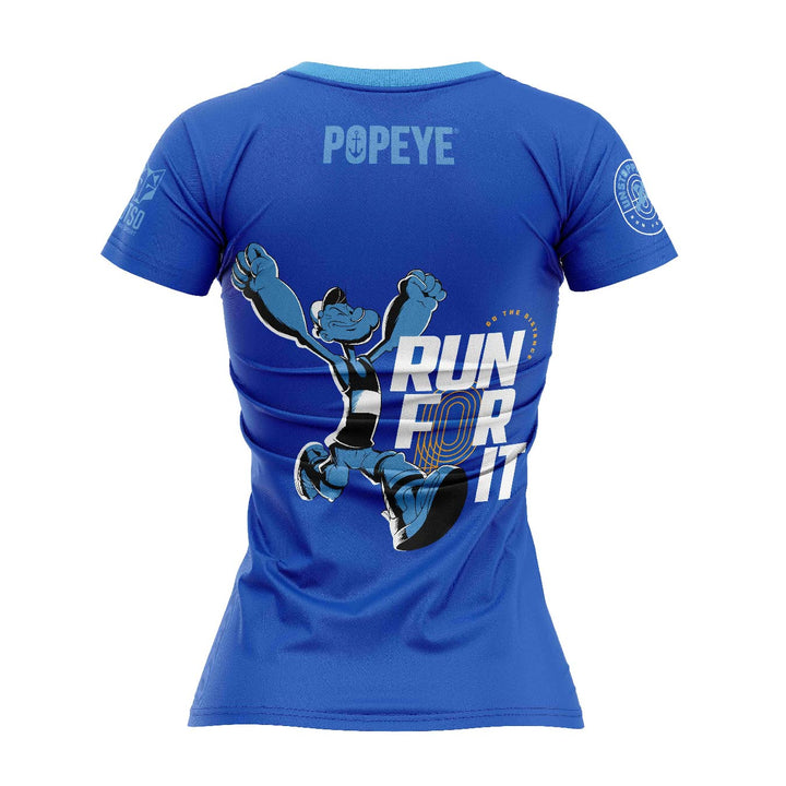 OTSO Women's T-Shirt Popeye Run For It (レディース半袖Tシャツ ポパイ ラン フォー イット)