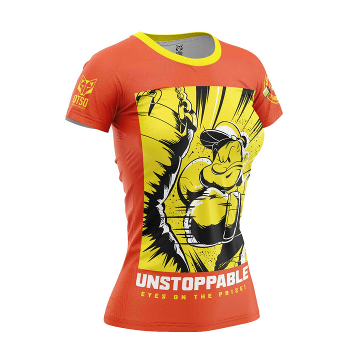 OTSO Women's T-Shirt Popeye Unstoppable (レディース半袖Tシャツ ポパイ アンストッパブル)