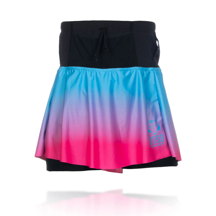 OTSO Women's Skirt Light Blue & Fluo Pink (レディーススカート ライトブルー/ピンク)