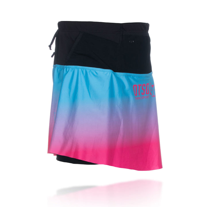 OTSO Women's Skirt Light Blue & Fluo Pink (レディーススカート ライトブルー/ピンク)