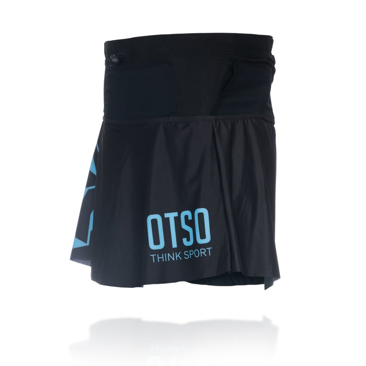 OTSO Women's Skirt Black & Turquoise (レディーススカート ブラック/ターコイズ)