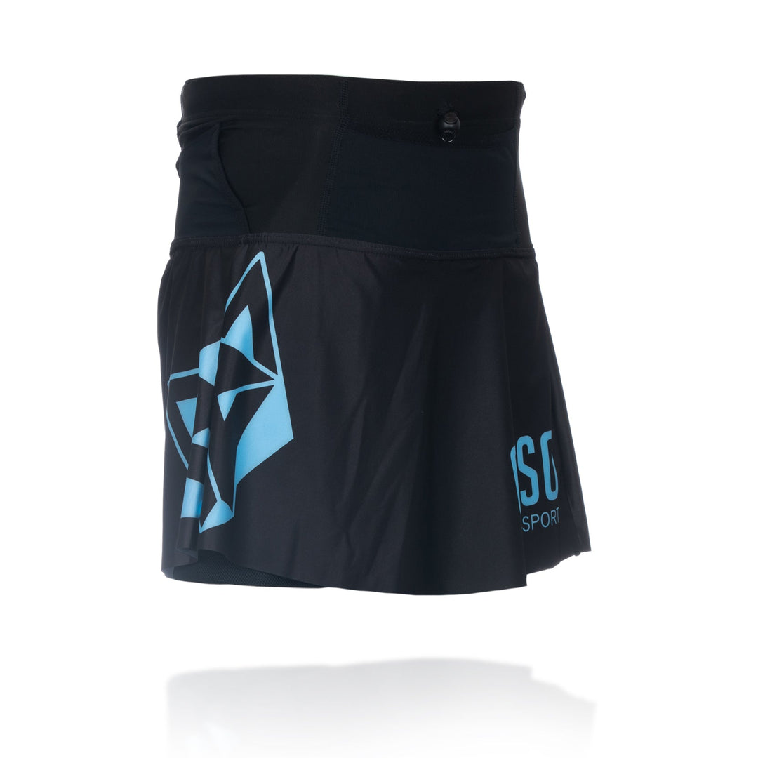 OTSO Women's Skirt Black & Turquoise (レディーススカート ブラック/ターコイズ)