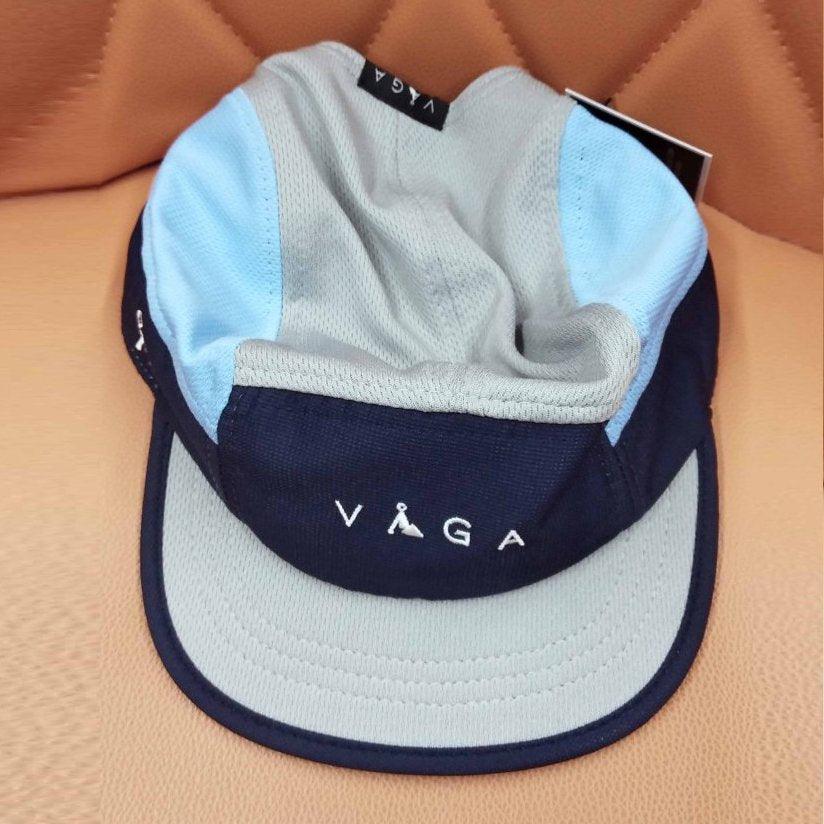 VÅGA CLUB CAP LIGHT GREY/NAVY & POSTAL BLUE(ヴァガ・クラブキャップ ライトグレー/ネイビー&ブルー) - Rufus & Co. オンラインストア