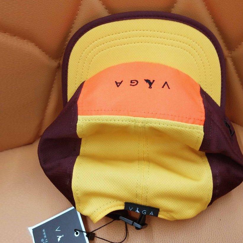 VÅGA CLUB CAP SUNSHINE YELLOW/BORDO & NEON ORANGE(ヴァガ・クラブキャップサンシャインイエロー/ボルドー&ネオンオレンジ) - Rufus & Co. オンラインストア