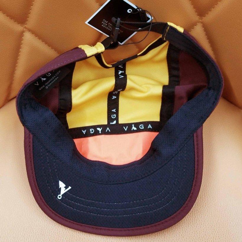VÅGA CLUB CAP SUNSHINE YELLOW/BORDO & NEON ORANGE(ヴァガ・クラブキャップサンシャインイエロー/ボルドー&ネオンオレンジ) - Rufus & Co. オンラインストア
