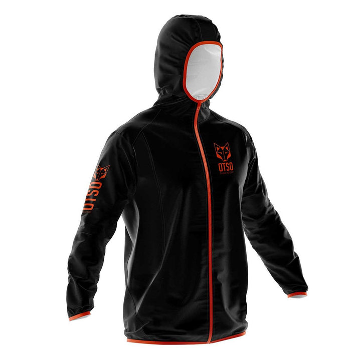 Waterproof Jacket Ultra Light Black & Fluo Orange (ユニセックス ウォータープルーフジャケット ウルトラライト ブラック&オレンジ) - Rufus & Co. オンラインストア