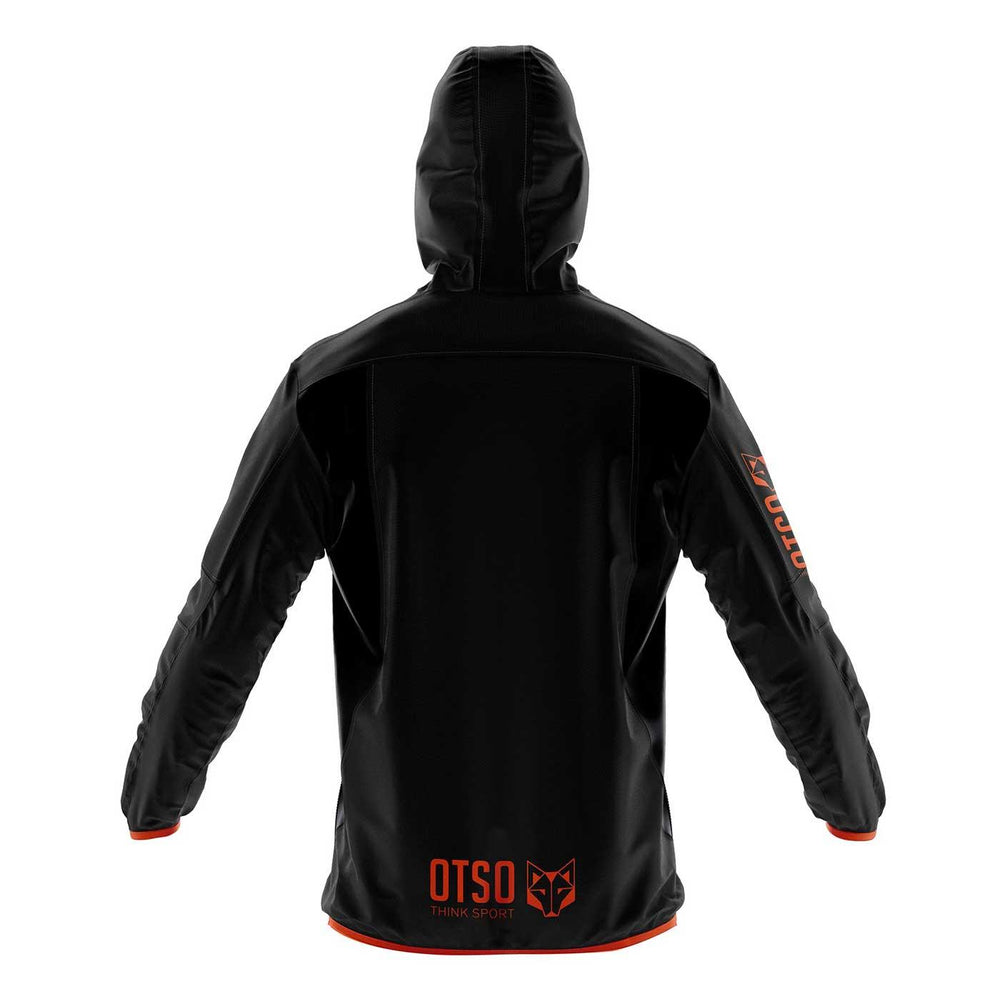 Waterproof Jacket Ultra Light Black & Fluo Orange (ユニセックス ウォータープルーフジャケット ウルトラライト ブラック＆オレンジ) - Rufus & Co. オンラインストア