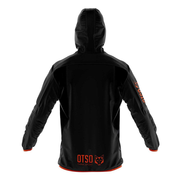 Waterproof Jacket Ultra Light Black & Fluo Orange (ユニセックス ウォータープルーフジャケット ウルトラライト ブラック&オレンジ) - Rufus & Co. オンラインストア