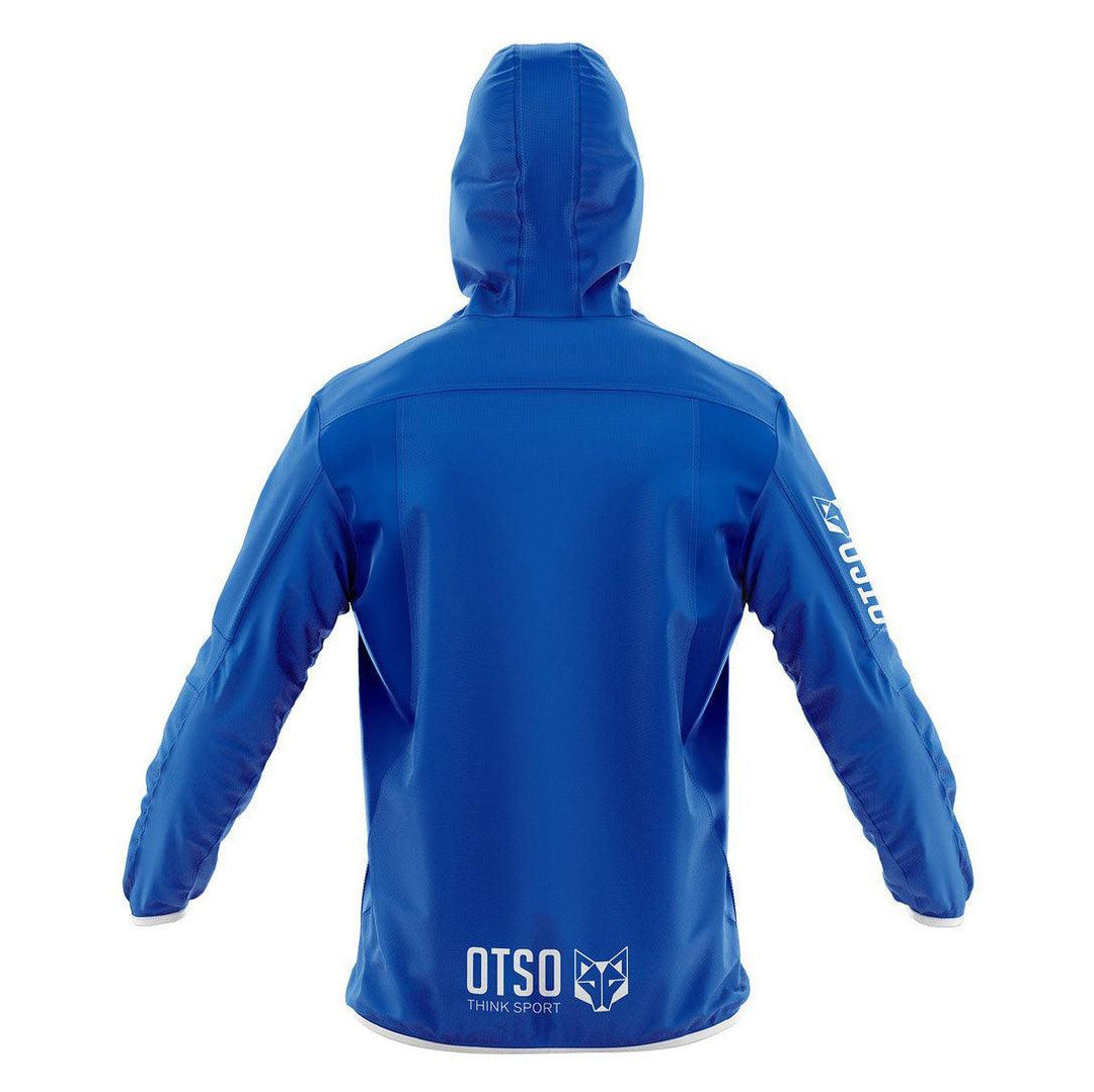 Waterproof Jacket Ultra Light Electric Blue & White (ユニセックス ウォータープルーフジャケット ウルトラライト エレクトリックブルー&ホワイト) - Rufus & Co. オンラインストア
