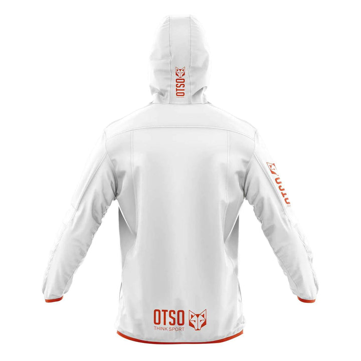 Waterproof Jacket Ultra Light White Fluo Orange (ユニセックス ウォータープルーフジャケット ウルトラライトホワイトxオレンジ) - Rufus & Co. オンラインストア