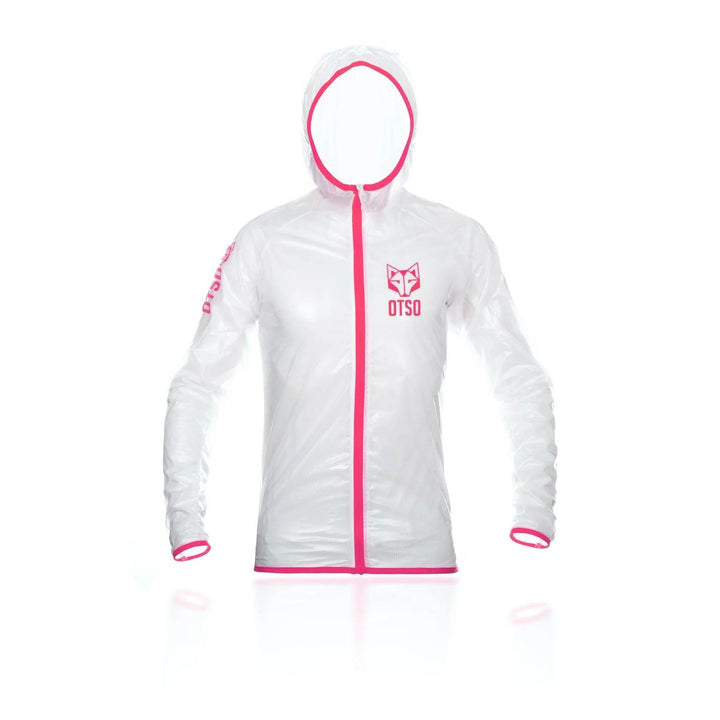 Waterproof Jacket Ultra Light White Fluo Pink (ユニセックス ウォータープルーフジャケット ウルトラライトホワイトxピンク) - Rufus & Co. オンラインストア