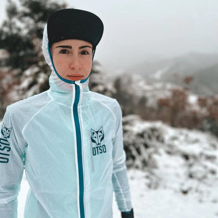 Waterproof Jacket Ultra Light White Royal Blue (ユニセックス ウォータープルーフジャケット ウルトラライト ホワイトxロイヤルブルー) - Rufus & Co. オンラインストア