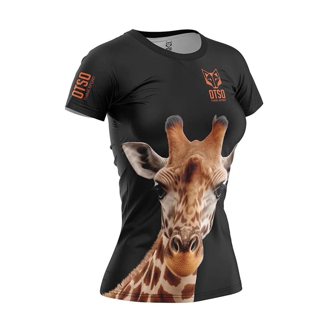 WOMEN'S SHORT SLEEVE SHIRT GIRAFFE(レディース半袖Tシャツ ジラフ) - Rufus & Co. オンラインストア