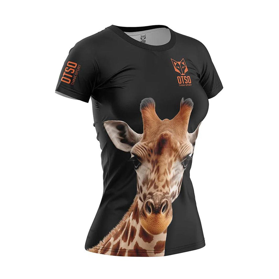 WOMEN'S SHORT SLEEVE SHIRT GIRAFFE(レディース半袖Tシャツ ジラフ) - Rufus & Co. オンラインストア