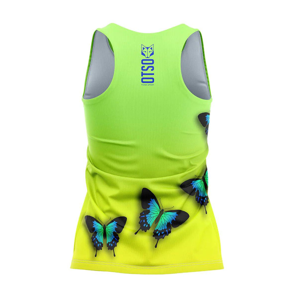 WOMEN'S SINGLET BUTTERFLY(レディース ノースリーブシャツ バタフライ) - Rufus & Co. オンラインストア