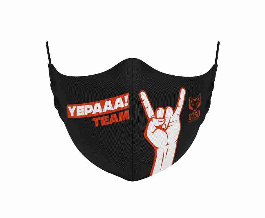 FACE MASK YEPAAA BLACK(マスク YEPAAA!ブラック) - Rufus & Co. オンラインストア