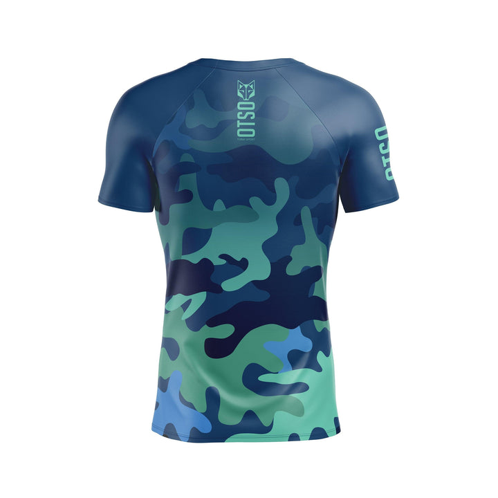 MEN'S SHORT SLEEVE SHIRT CAMO BLUE(メンズ半袖Tシャツ 迷彩ブルー) - Rufus & Co. オンラインストア
