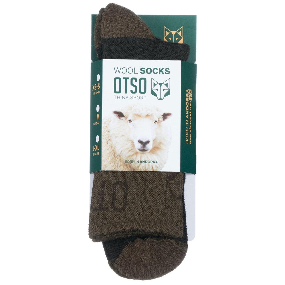 MERINO WOOL SOCKS HIGH CUT BROWN TRUNK(メリノウールソックス ハイカット ブラウントランク) - Rufus & Co. オンラインストア