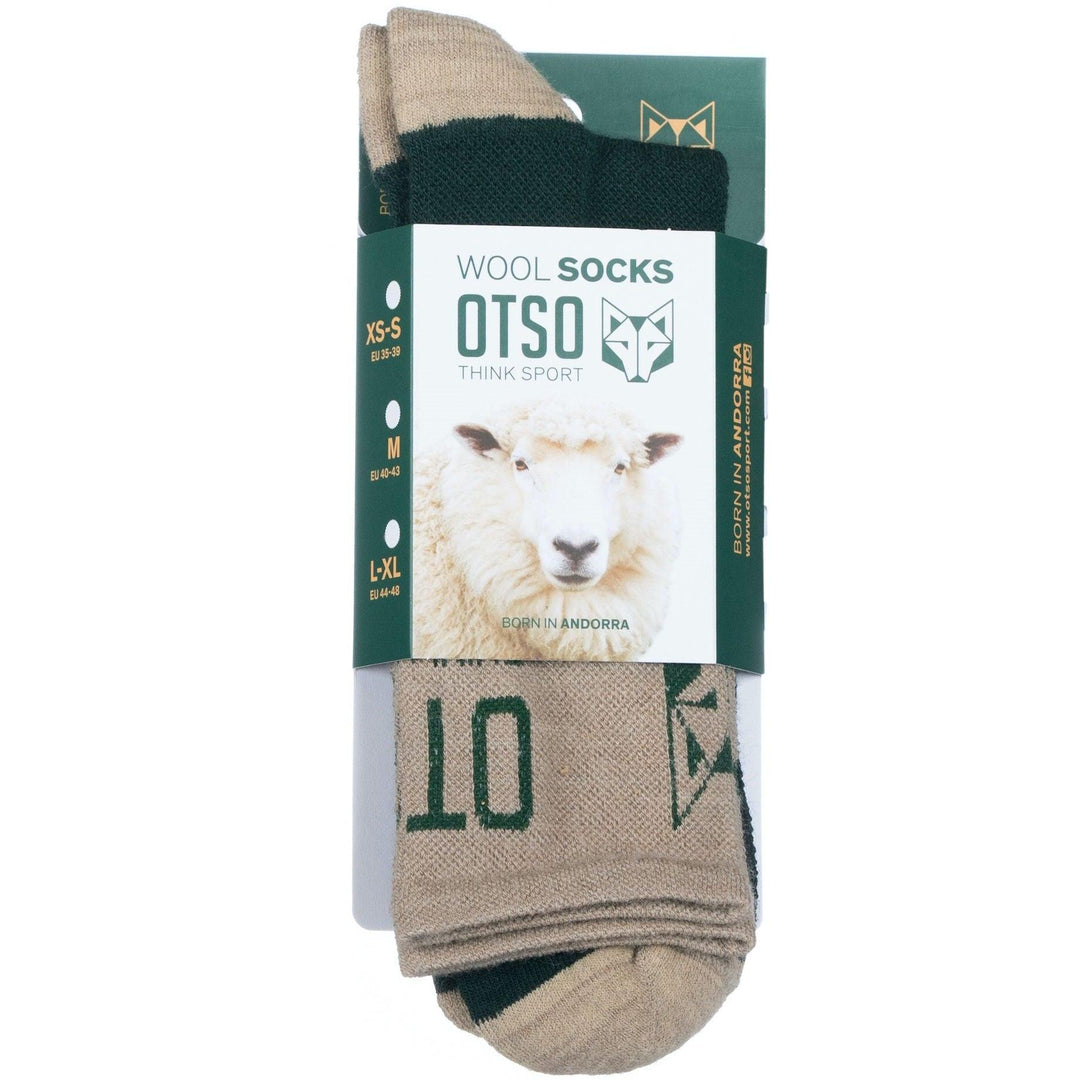 MERINO WOOL SOCKS HIGH CUT GREEN LEAF(メリノウールソックス ハイカット グリーンリーフ) - Rufus & Co. オンラインストア