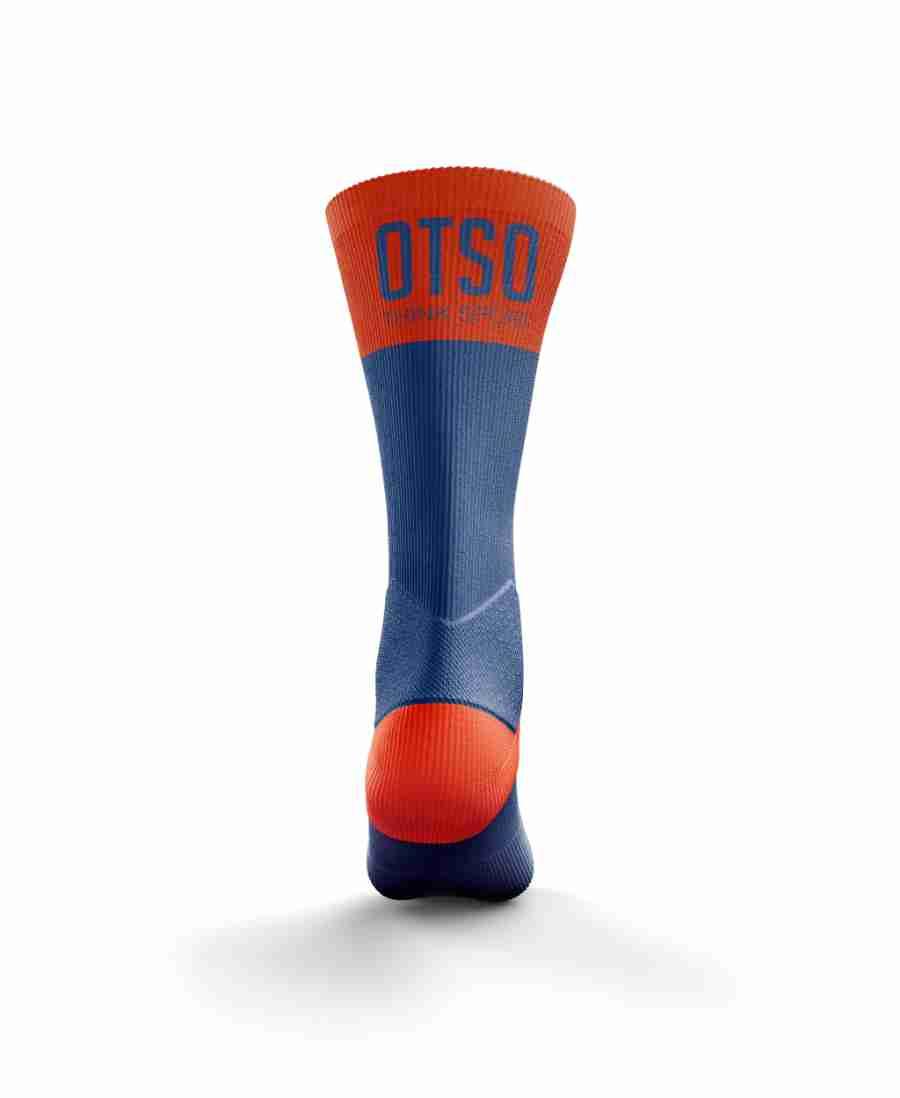 MULTISPORT SOCKS HIGH CUT NAVY BLUE & ORANGE(マルチスポーツソックス ハイカット ネイビー&オレンジ) - Rufus & Co. オンラインストア