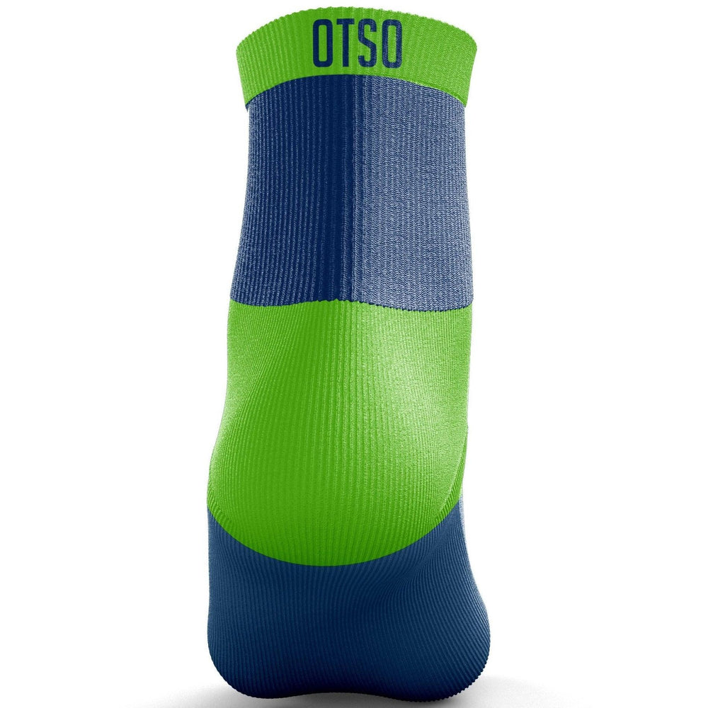 MULTISPORT SOCKS LOW CUT ELECTRIC BLUE & FLUO GREEN(マルチスポーツソックス ローカット ブルー&グリーン) - Rufus & Co. オンラインストア