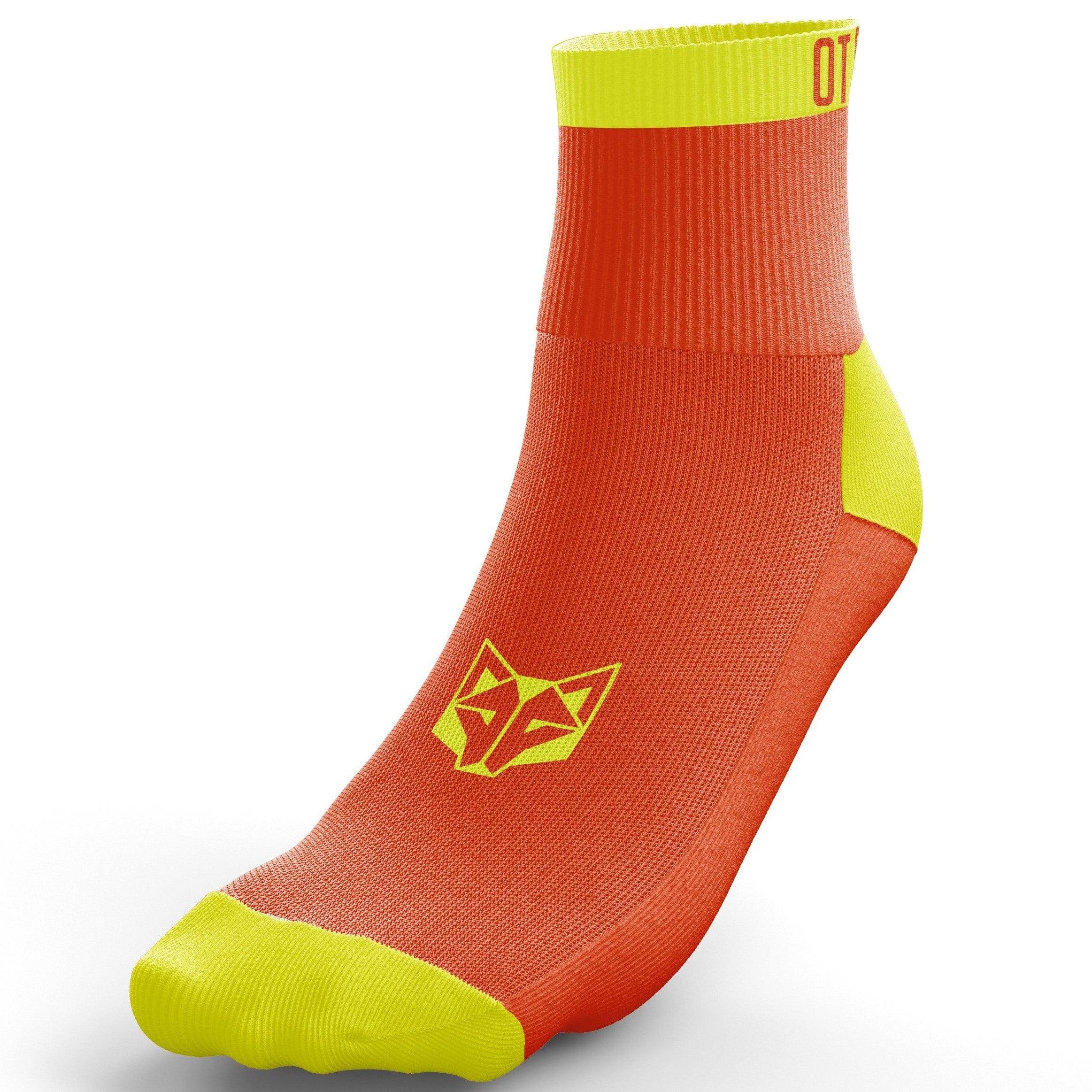 MULTISPORT SOCKS LOW CUT FLUO ORANGE & FLUO YELLOW(マルチスポーツ