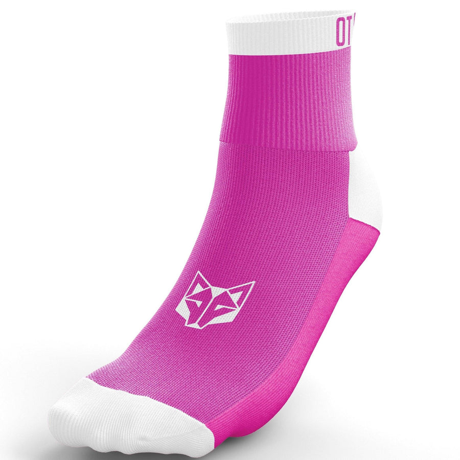 MULTISPORT SOCKS LOW CUT FLUO PINK & WHITE(マルチスポーツソックス ローカット ピンク&ホワイト) - Rufus & Co. オンラインストア