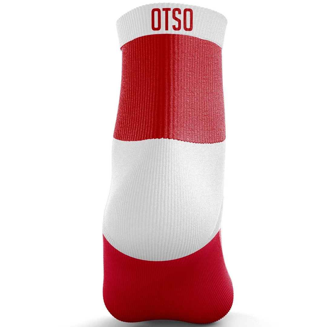 MULTISPORT SOCKS LOW CUT RED & WHITE(マルチスポーツソックス ローカット レッド&ホワイト) - Rufus & Co. オンラインストア