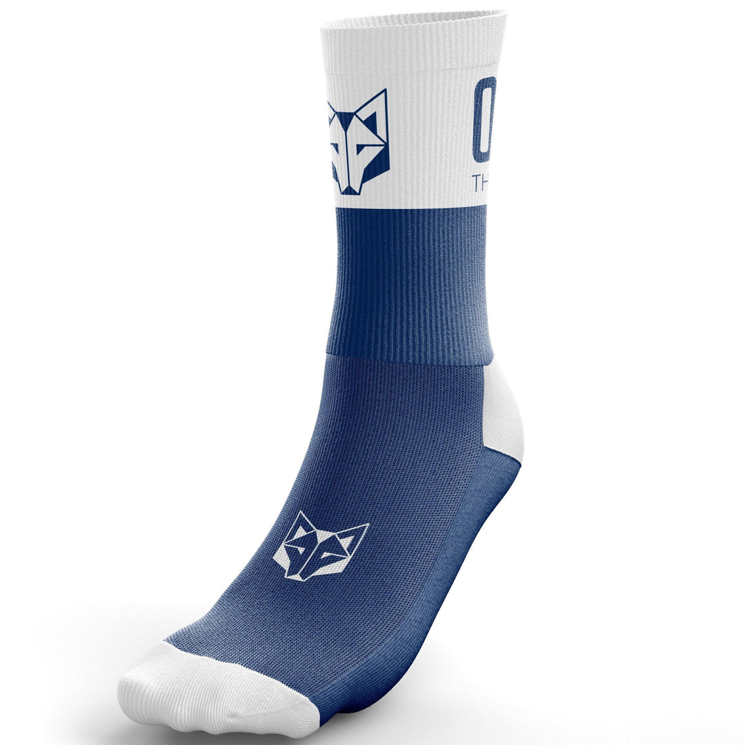 MULTISPORT SOCKS MEDIUM CUT ELECTRIC BLUE & WHITE(マルチスポーツソックス ミディアムカット ブルー&ホワイト) - Rufus & Co. オンラインストア