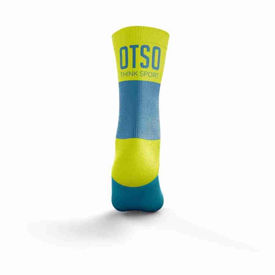 MULTISPORT SOCKS MEDIUM CUT LIGHT BLUE & FLUO YELLOW(マルチスポーツソックス ミディアムカット ライトブルー&イエロー) - Rufus & Co. オンラインストア