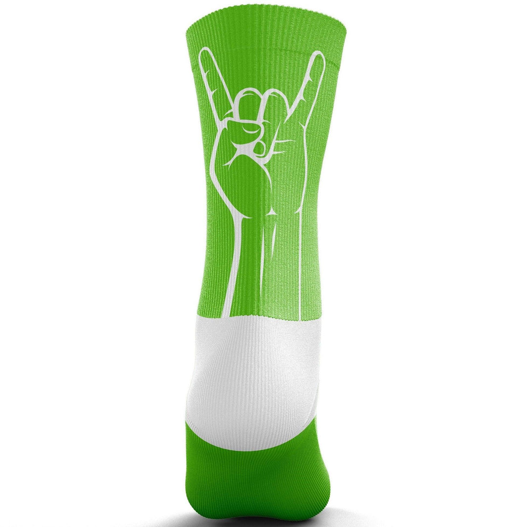 MULTISPORT SOCKS MEDIUM CUT LIMITED EDITION YEPAAA FLUO GREEN(マルチスポーツソックス ミディアムカット 限定YEPAAA!グリーン) - Rufus & Co. オンラインストア