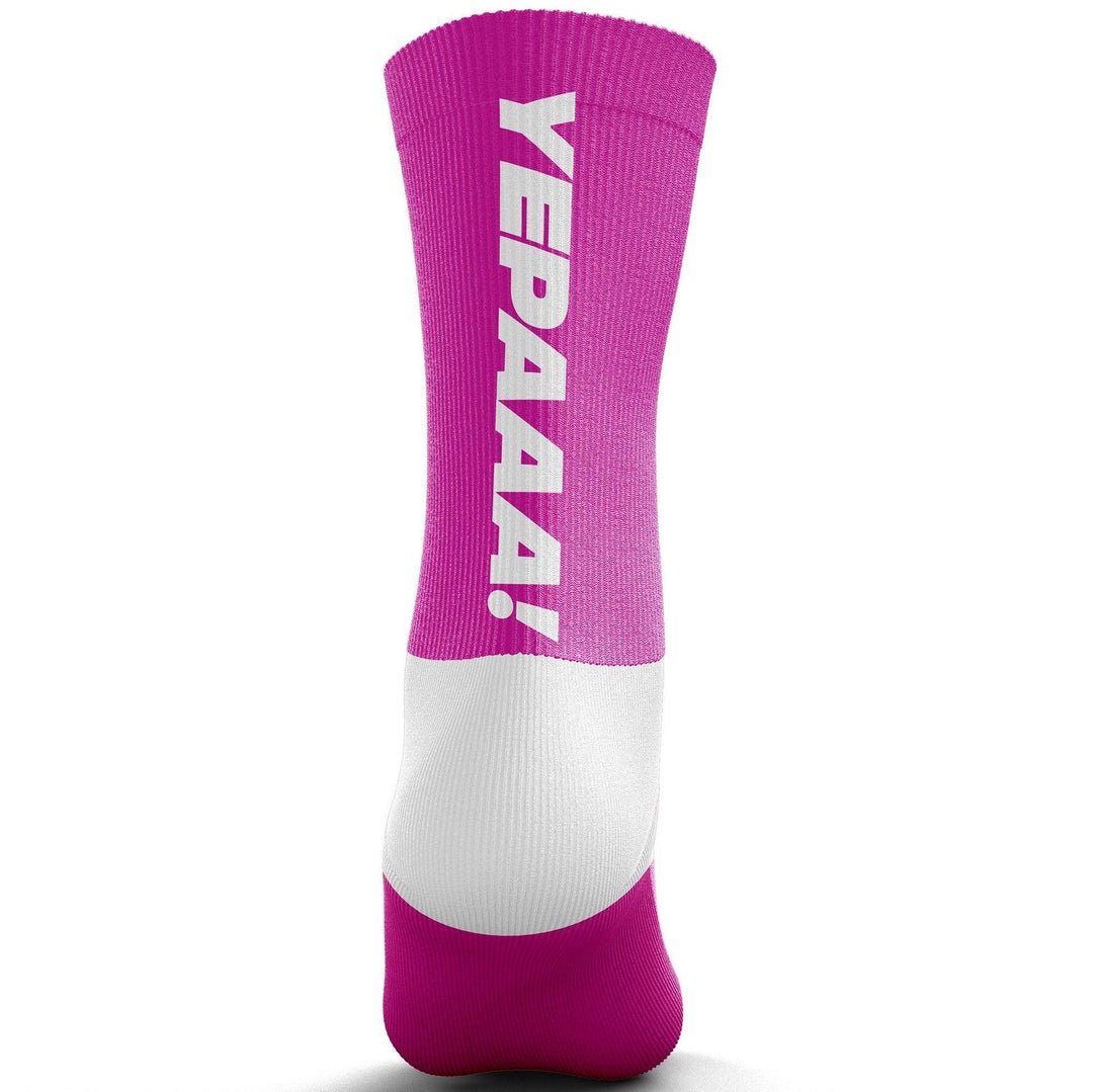 MULTISPORT SOCKS MEDIUM CUT LIMITED EDITION YEPAAA FLUO PINK(マルチスポーツソックス ミディアムカット 限定YEPAAA!ピンク) - Rufus & Co. オンラインストア