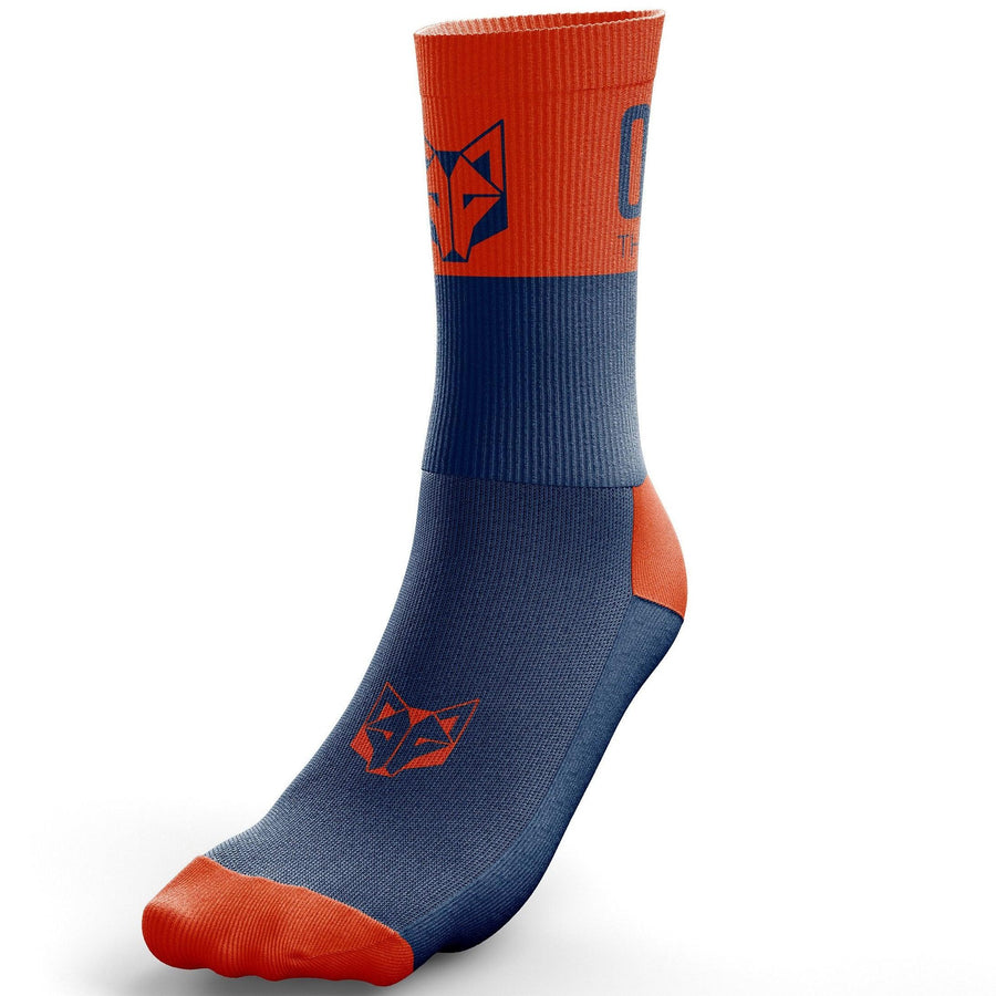 MULTISPORT SOCKS MEDIUM CUT NAVY BLUE & ORANGE(マルチスポーツソックス ミディアムカット ネイビーブルー&オレンジ) - Rufus & Co. オンラインストア