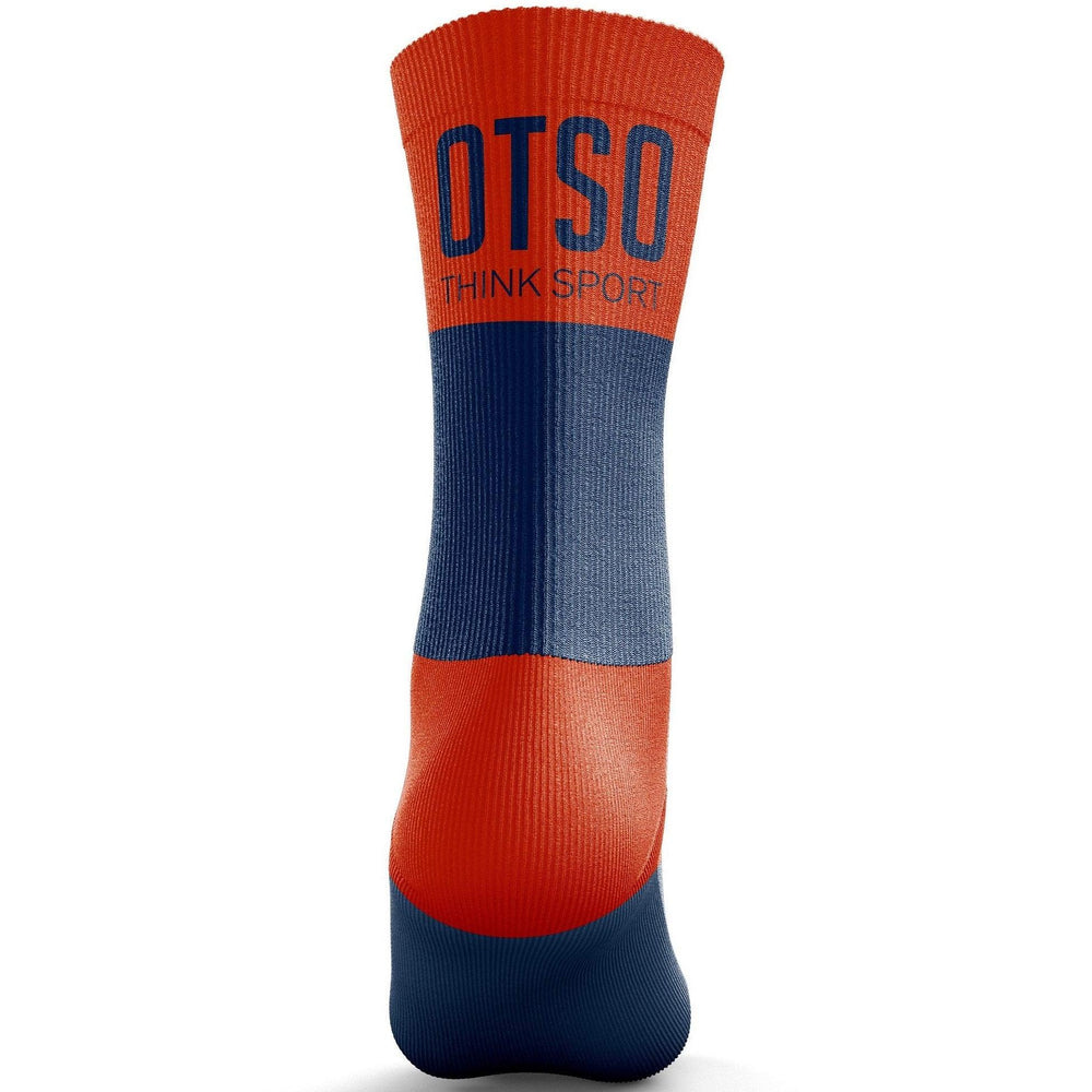MULTISPORT SOCKS MEDIUM CUT NAVY BLUE & ORANGE(マルチスポーツソックス ミディアムカット ネイビーブルー&オレンジ) - Rufus & Co. オンラインストア