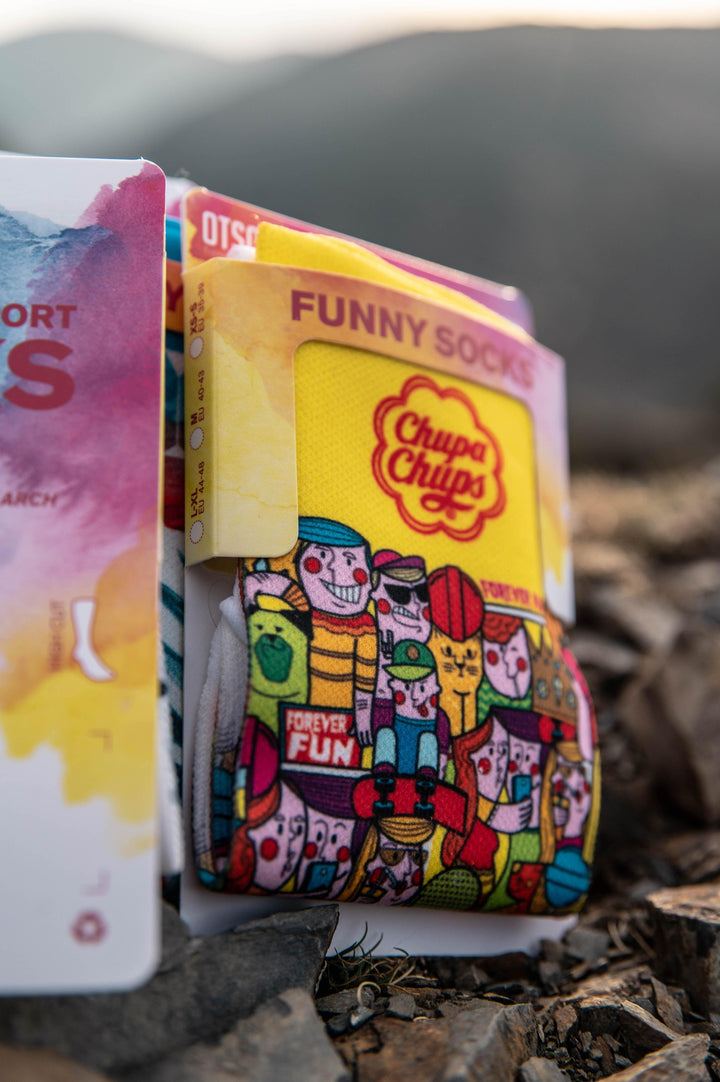 OTSO Multisport Socks High Cut Chupa Chups Graffiti (マルチスポーツソックス ハイカット チュッパチャップス グラフィティ) - Rufus & Co. オンラインストア