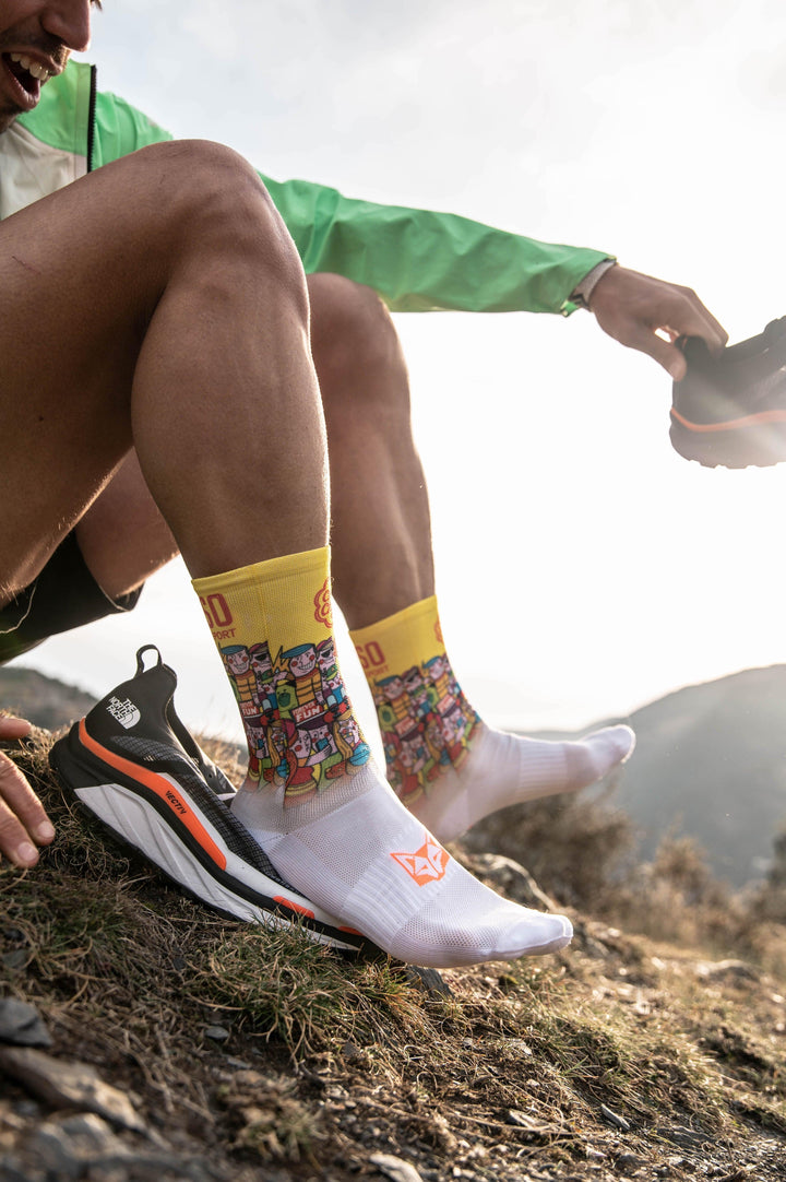 OTSO Multisport Socks High Cut Chupa Chups Graffiti (マルチスポーツソックス ハイカット チュッパチャップス グラフィティ) - Rufus & Co. オンラインストア