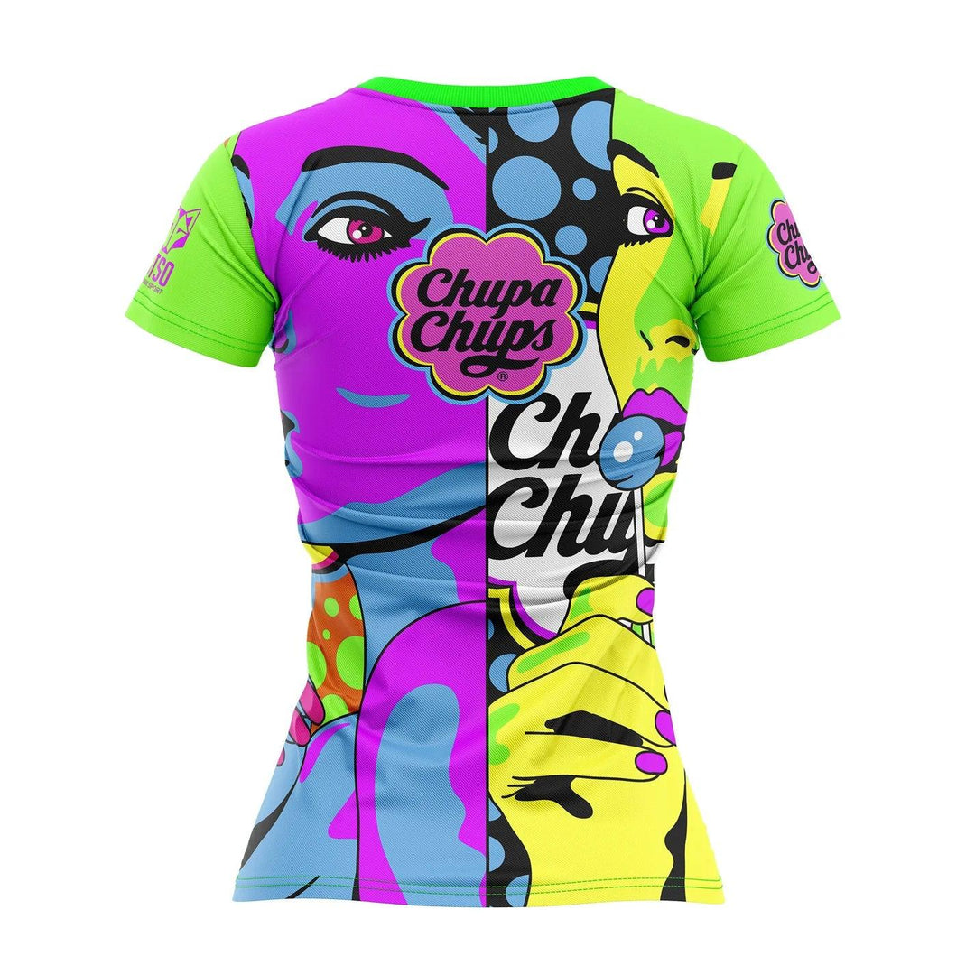 OTSO Women’s Short Sleeve Shirt Chupa Chups Warhool (レディース半袖Tシャツ チュッパチャップス ウォーホル) - Rufus & Co. オンラインストア