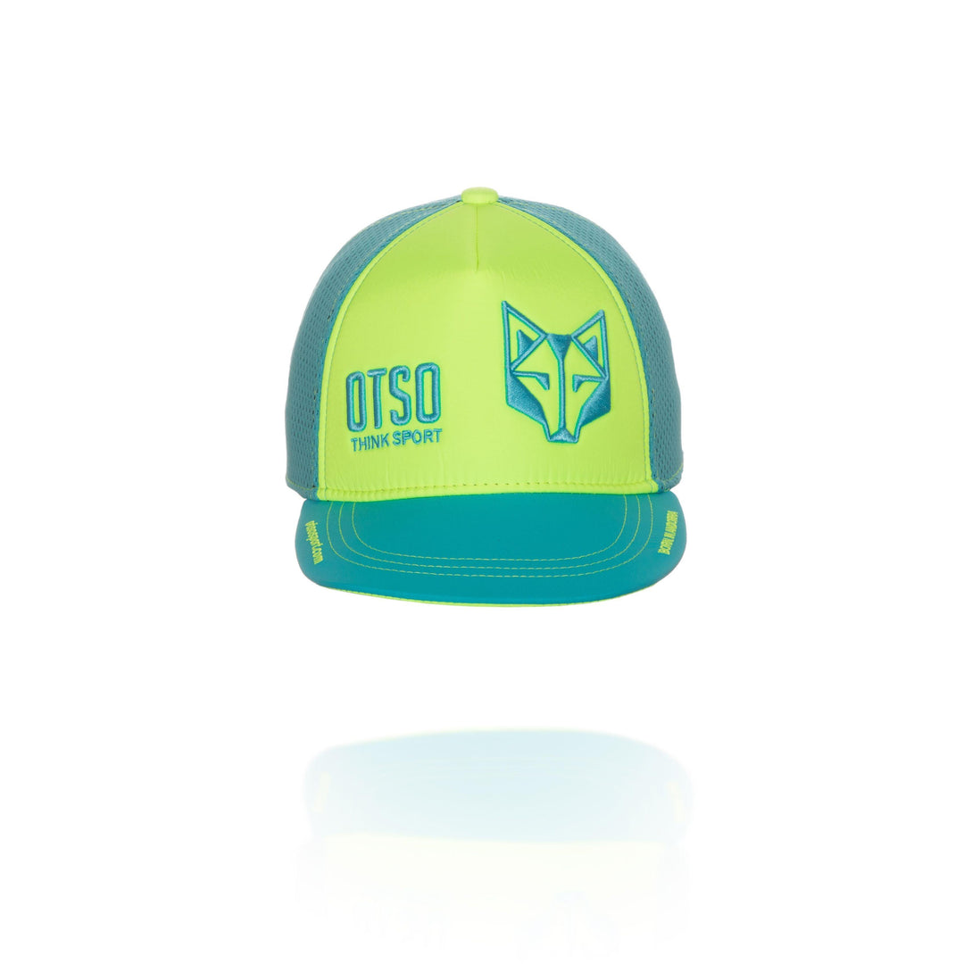 SNAP BACK CAP FLUO YELLOW & LIGHT BLUE(スナップバックキャップ イエロー&ライトブルー) - Rufus & Co. オンラインストア