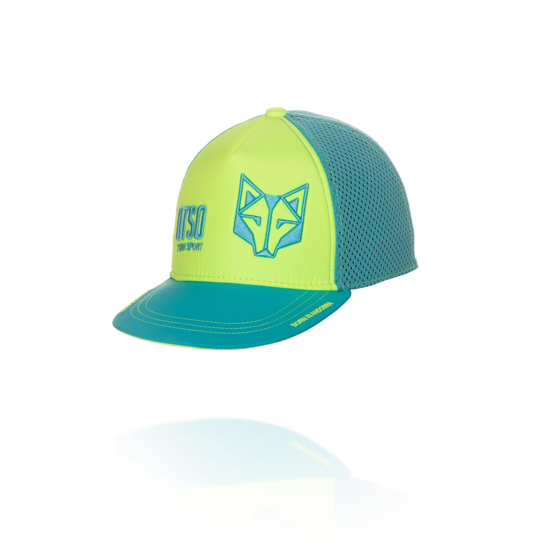 SNAP BACK CAP FLUO YELLOW & LIGHT BLUE(スナップバックキャップ イエロー&ライトブルー) - Rufus & Co. オンラインストア