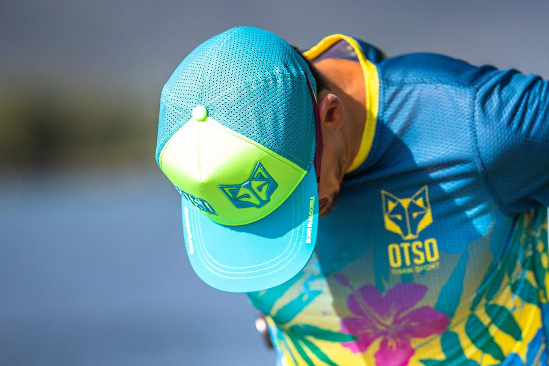 SNAP BACK CAP FLUO YELLOW & LIGHT BLUE(スナップバックキャップ イエロー&ライトブルー) - Rufus & Co. オンラインストア