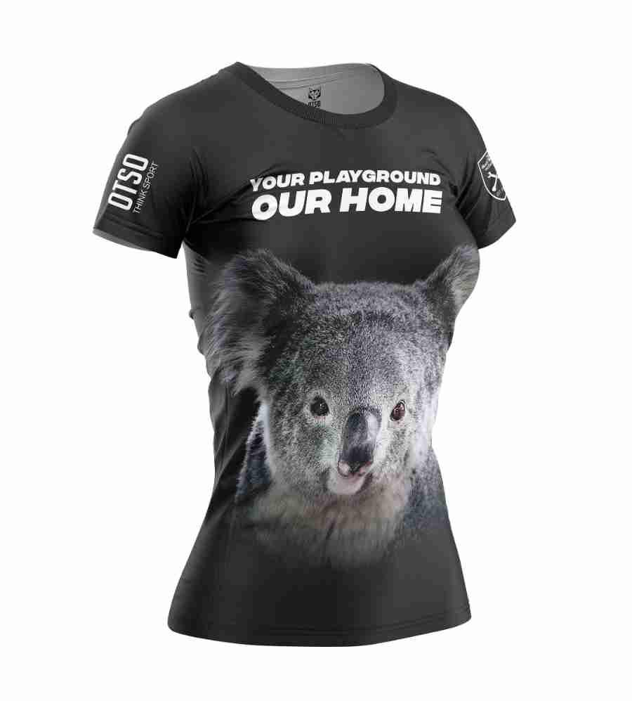 WOMEN'S SHORT SLEEVE KOALA(レディース半袖Tシャツ コアラ) - Rufus & Co. オンラインストア