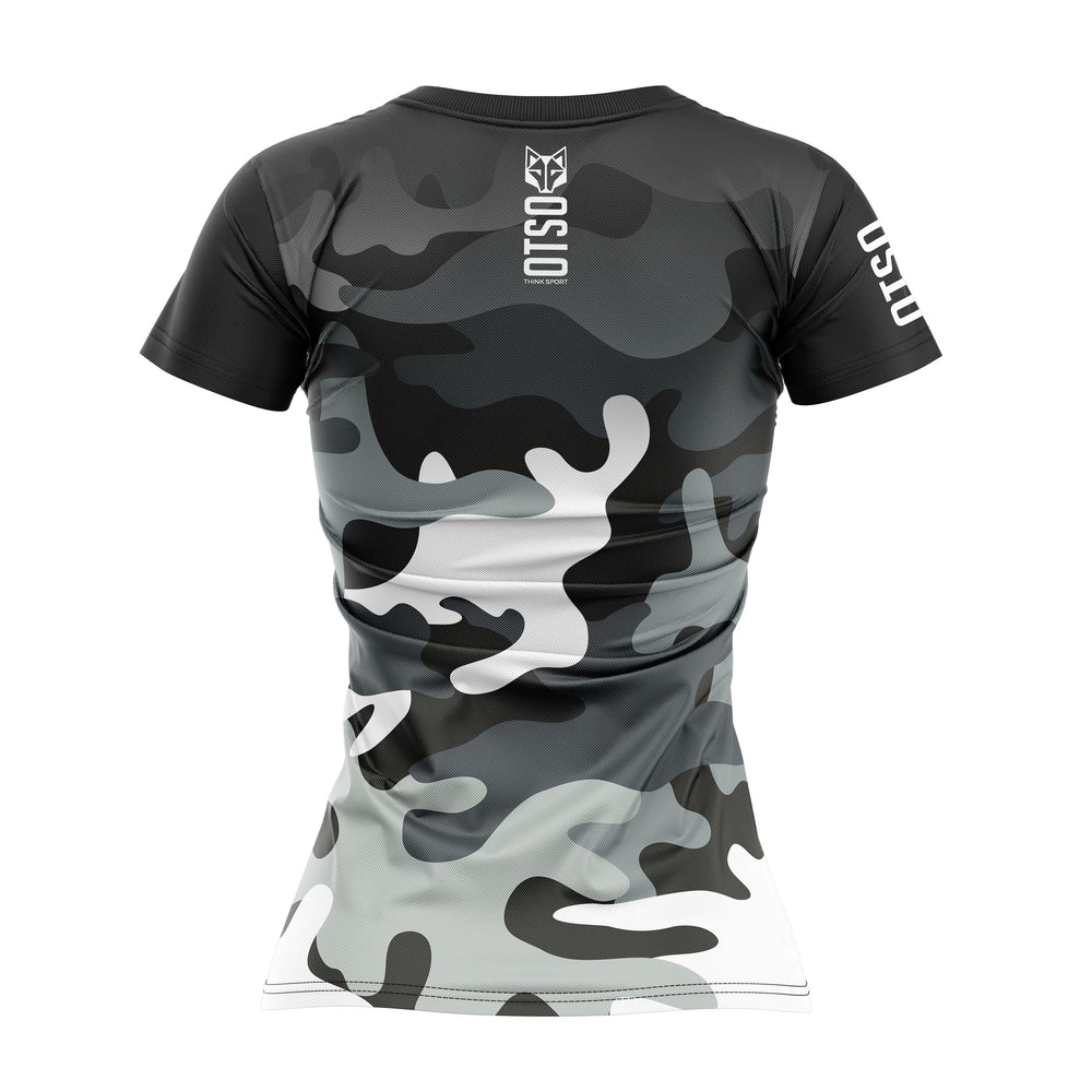 WOMEN'S SHORT SLEEVE SHIRT CAMO GREY(レディース半袖Tシャツ 迷彩グレー) - Rufus & Co. オンラインストア