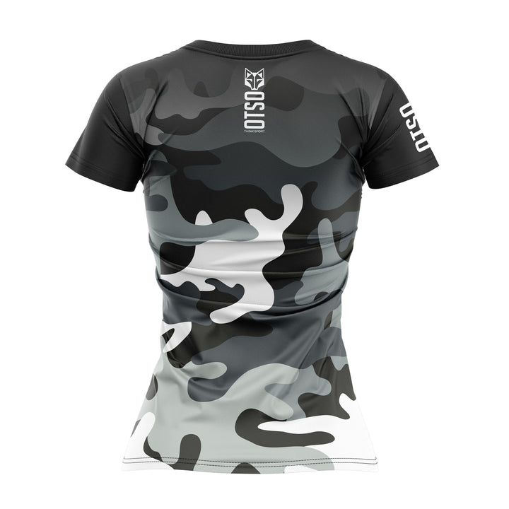 WOMEN'S SHORT SLEEVE SHIRT CAMO GREY(レディース半袖Tシャツ 迷彩グレー) - Rufus & Co. オンラインストア