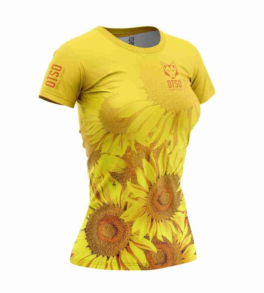 WOMEN'S SHORT SLEEVE SHIRT SUNFLOWER(レディース半袖Tシャツ ひまわり) - Rufus & Co. オンラインストア