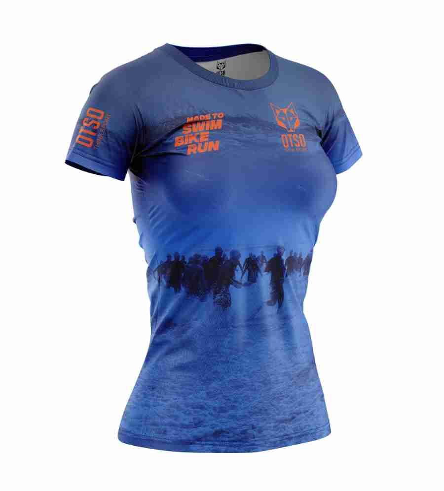 WOMEN'S SHORT SLEEVE SHIRT SWIM BIKE RUN(レディース半袖Tシャツ トライアスロン) - Rufus & Co. オンラインストア