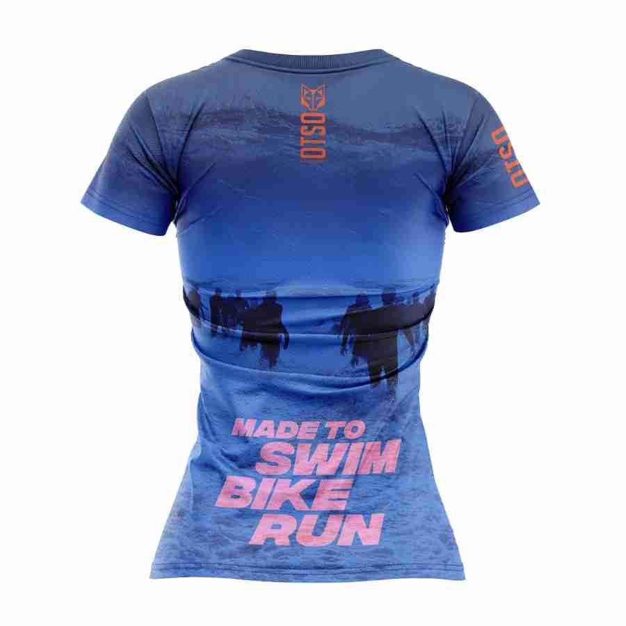 WOMEN'S SHORT SLEEVE SHIRT SWIM BIKE RUN(レディース半袖Tシャツ トライアスロン) - Rufus & Co. オンラインストア